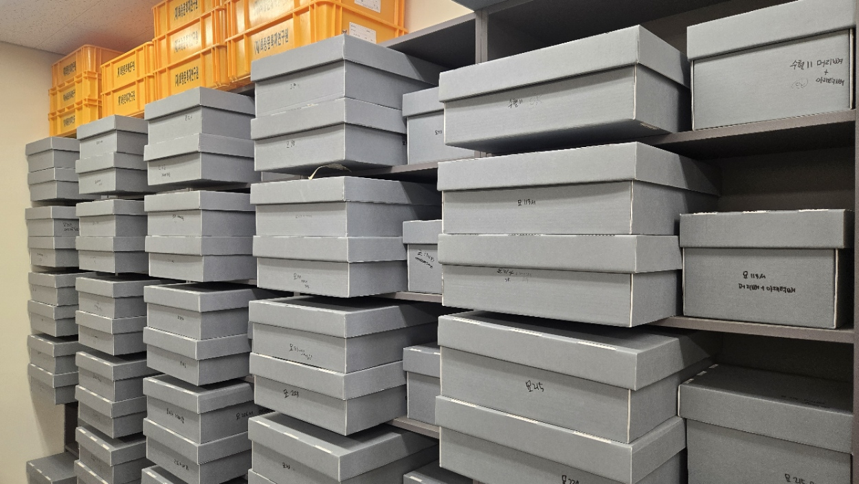 인골 보관용 선반