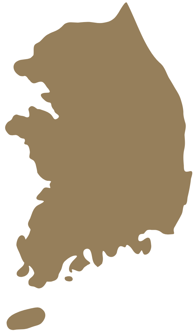 국내 인골 전시 지도